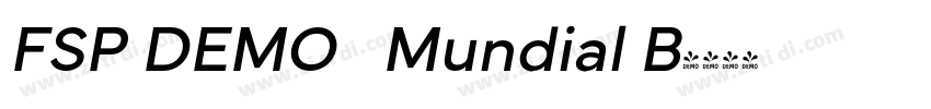 FSP DEMO   Mundial B字体转换